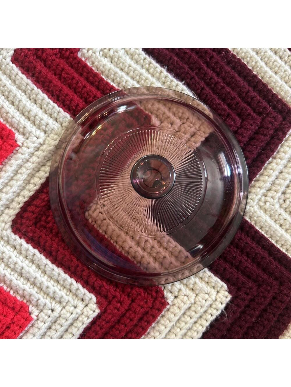 Cranberry PYREX Replacement Lid-22 V 1.5C